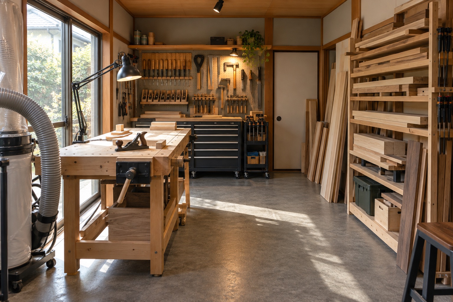 工具収納のリフォームイメージ
